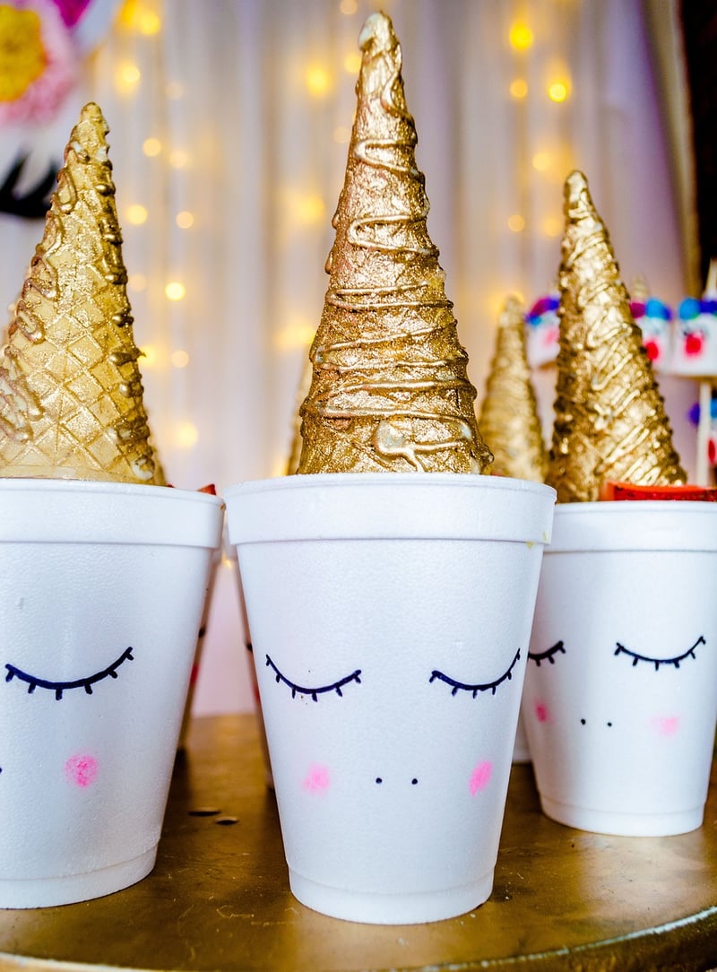Unicorn Horn Party Favors